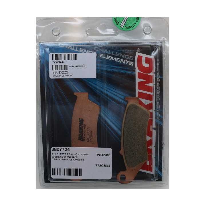 PLAQUETTES DE FREIN AVANT BRAKING SUZUKI RMX 450 10/14