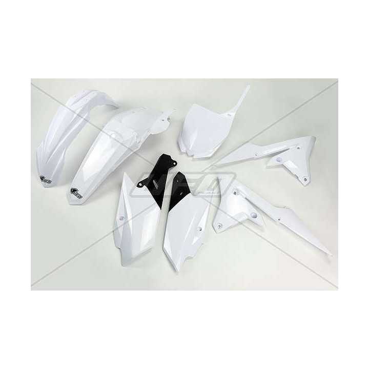 KIT PLASTIQUES UFO BLANC YZF 250 14/15