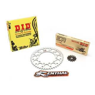 Kit chaine DIDRENTHAL 520 type ERT2 1348 Kawasaki KXF-250