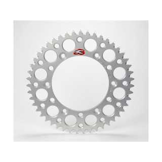 Couronne RENTHAL Ultralight 52 dents alu anti-boue pas 520 type 154U anodise argent Honda CR-125 03