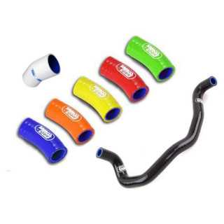 Durites de radiateur SAMCO type origine noir - 3 durites Honda CR125 98-99