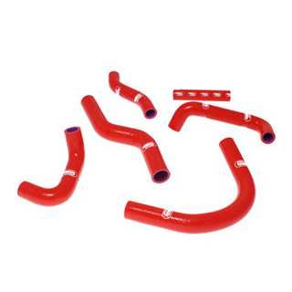 Durites de radiateur SAMCO type origine rouge - 6 durites Honda CRF450 15-16
