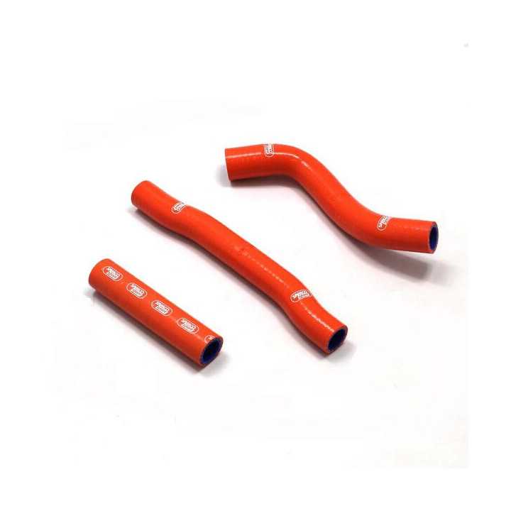 Durites de radiateur SAMCO type origine orange - 3 durites KTM SXF350 16-18