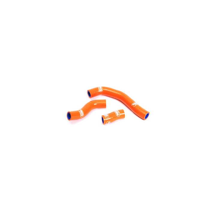 Durites de radiateur SAMCO type origine orange - 3 durites KTM SXF450 13-15