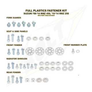 Kit vis complet de plastiques Bolt Suzuki RM-Z 250 10-18