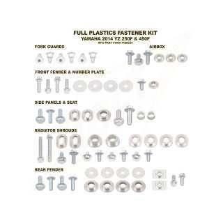 Kit vis complet de plastiques Bolt Yamaha YZ250F 14-18