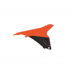 Caches boîte à air POLISPORT couleur origine orange/noir KTM SX 125/250 /SX-F 250/350/450 2013/15
