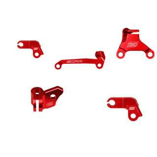 Guide câble d'embrayage SCAR rouge CRF450 15/16