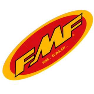 AUTOCOLLANT STICKERS FMF OVALE 12CM