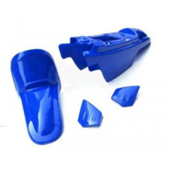 Kit plastiques ART couleur origine bleu + kit déco KUTVEK Racer bleu Yamaha PW50