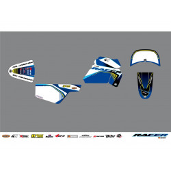 Kit déco KUTVEK Racer bleu Yamaha PW50