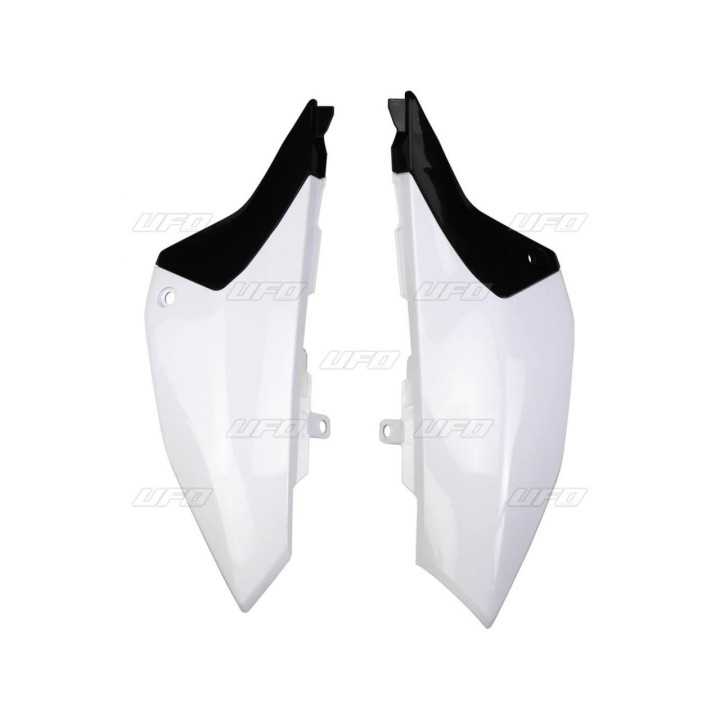 PLAQUES LATERALES UFO BLANC YAMAHA YZ 65 18-19