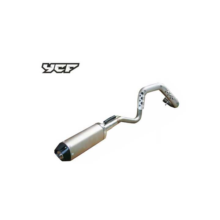 ECHAPPEMENT YCF GROS DIAMETRE AVEC BRIDE DE POT AMOVIBLE POUR PILOT / SM 150