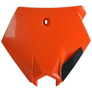 Plaque numéro frontale POLISPORT orange KTM SX125/SX250 1999/01