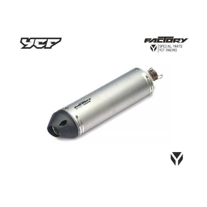 SILENCIEUX FACTORY ANTIBRUIT TITANE YCF PILOT BIGY 150 190