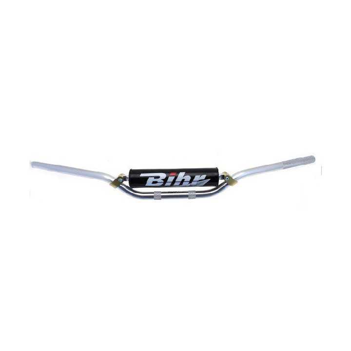 GUIDON MX ONE BIHR ALU 22.2mm ET MOUSSE RM RMZ 125 250 450 ARGENT