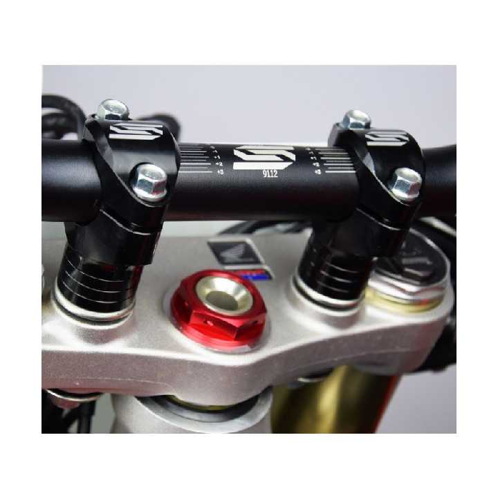 Pontets de guidon SCAR Ø28.6mm +30mm té de fourche d'origine YAMAHA