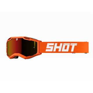 LUNETTE MASQUE MOTO CROSS SHOT IRIS 2.0 SOLID ORANGE MATT