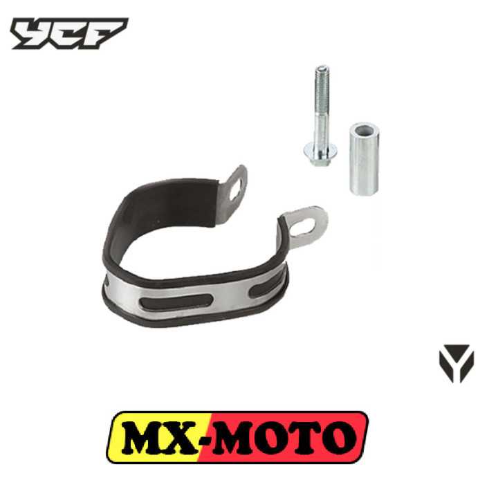 ATTACHE SILENCIEUX ROND YCF POUR R START 2009-2010