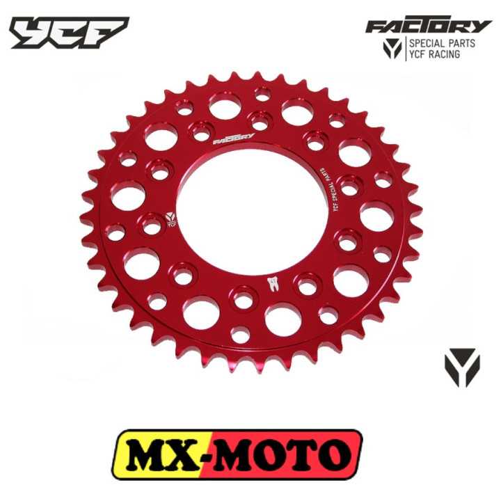 COURONNE ALUMINIUM TAILLEE DANS LA MASSE FACTORY ROUGE