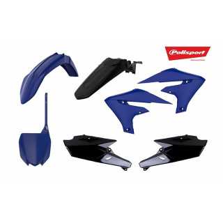 KIT PLASTIQUES POLISPORT NOIR BLEU YZF 250 2019-23 450 2018-23