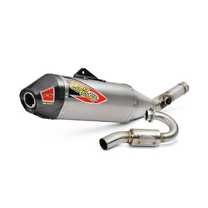 LIGNE COMPLETE PRO CIRCUIT T-6 INOX/SILENCIEUX TITANE YZF 450 POT D'ECHAPPEMENT 14/17