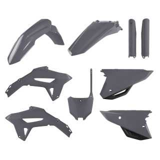 KIT PLASTIQUES CARENAGE POLISPORT GRIS NARDO HONDA CRF 250 450 2021-2024
