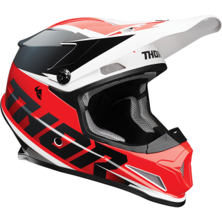 CASQUE CROSS THOR SECTOR FADER ROUGE BLANC