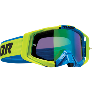 MASQUE LUNETTES CROSS THOR SNIPER PRO DIVIDE BLEU JAUNE