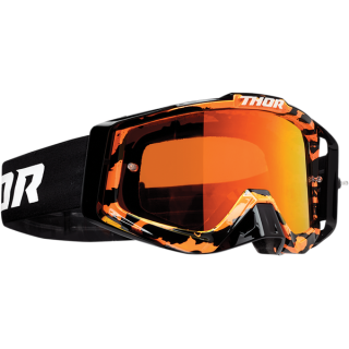 MASQUE LUNETTES CROSS THOR SNIPER PRO RAMPANT ORANGE NOIR