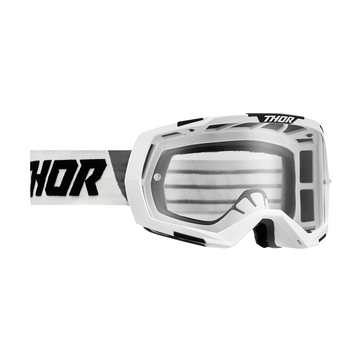 MASQUE LUNETTES CROSS THOR REGIMENT BLANC NOIR