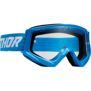 MASQUE LUNETTES CROSS THOR Combat Racer BLEU BLANC
