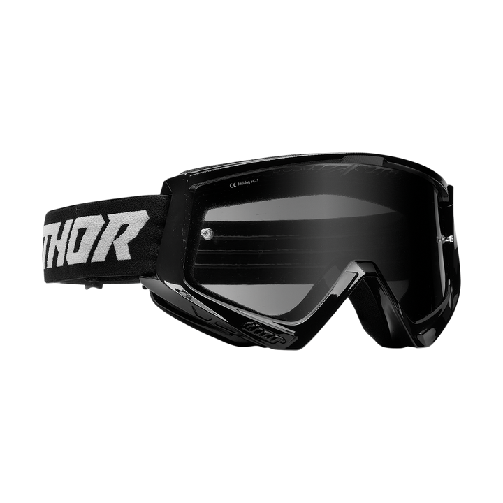 MASQUE LUNETTES CROSS THOR Combat Sand Racer NOIR GRIS