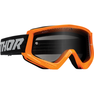 MASQUE LUNETTES CROSS THOR Combat Sand Racer ORANGE GRIS