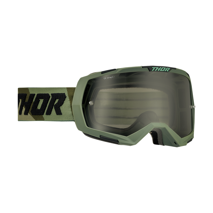 MASQUE LUNETTES CROSS THOR Regiment VERT NOIR