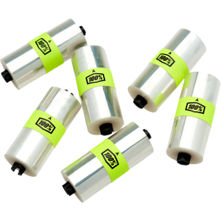 PACK DE 6 ROULEAUX BOBINES FILM ROLL OFF MASQUE LUNETTES FMF 100% FORECAST 45mm