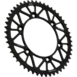 Couronne JT SPROCKETS 50 dents alu noire ultra-light anti-boue pas 520 type 251 Yamaha WRF 450 2003-18