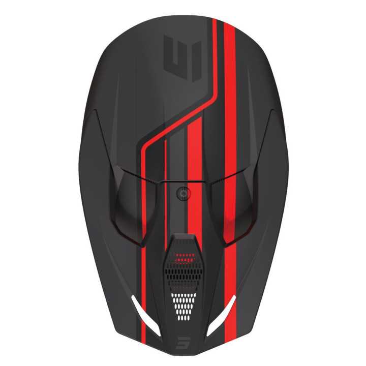 CASQUE SHOT 2023 MOTO CROSS FURIOUS HERITAGE ROUGE