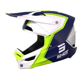 CASQUE SHOT 2023 MOTO CROSS FURIOUS REFLEX BLEU