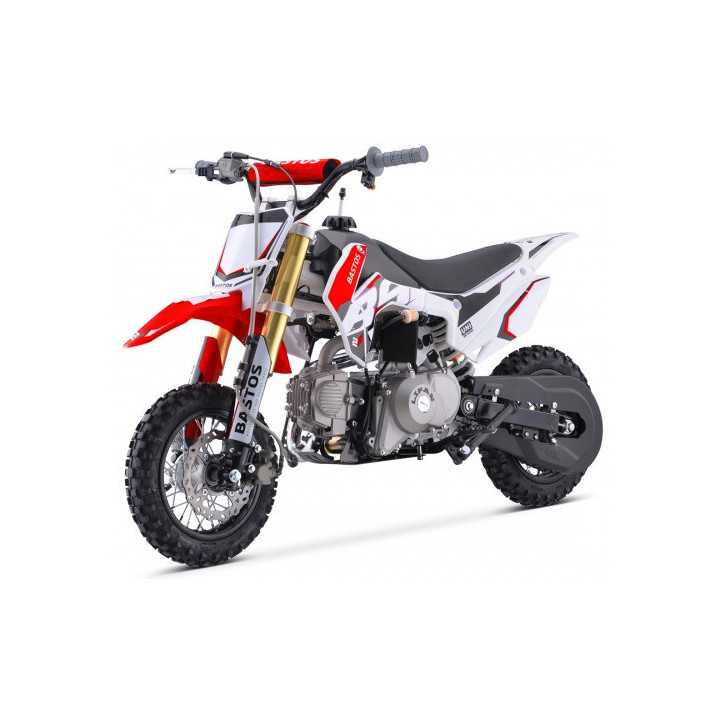 MOTO ENFANT PIT DIRT BIKE BASTOS BS 70cc mini 2025 ROUGE