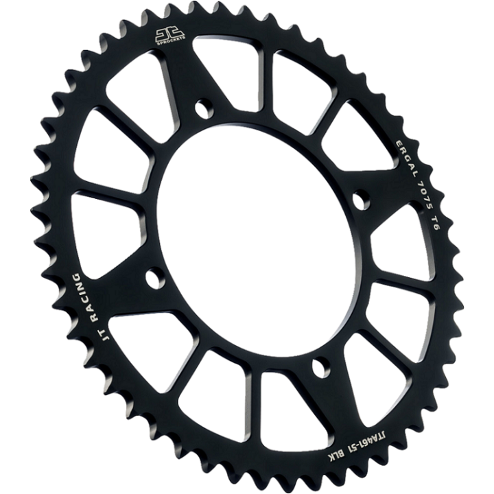 Couronne JT SPROCKETS 48 dents alu ultra-light anti-boue pas 520 type 460 KAWAZAKI KDX-250 1991-94