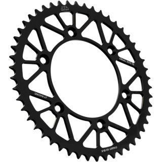 Couronne JT SPROCKETS 48 dents alu ultra-light anti-boue pas 520 type 897 KTM SXF-250 2006-12