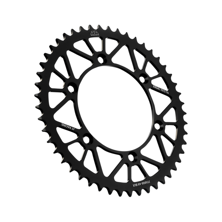 Couronne JT SPROCKETS 50 dents alu ultra-light anti-boue pas 520 type 808 Suzuki RM-125 2006-09