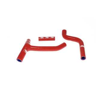 Durites de radiateur rouges SAMCO kit transformation Y - 3 durites Suzuki RMZ 250 2010-12