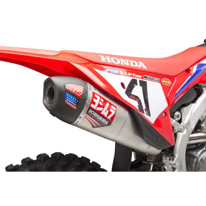 Ligne complète YOSHIMURA RS-12 Signature Series titane carbone - Honda CRF 250 2022-24