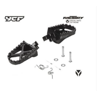 REPOSES PIED CNC ALU NOIR YCF PILOT START BIGY 125 150 190