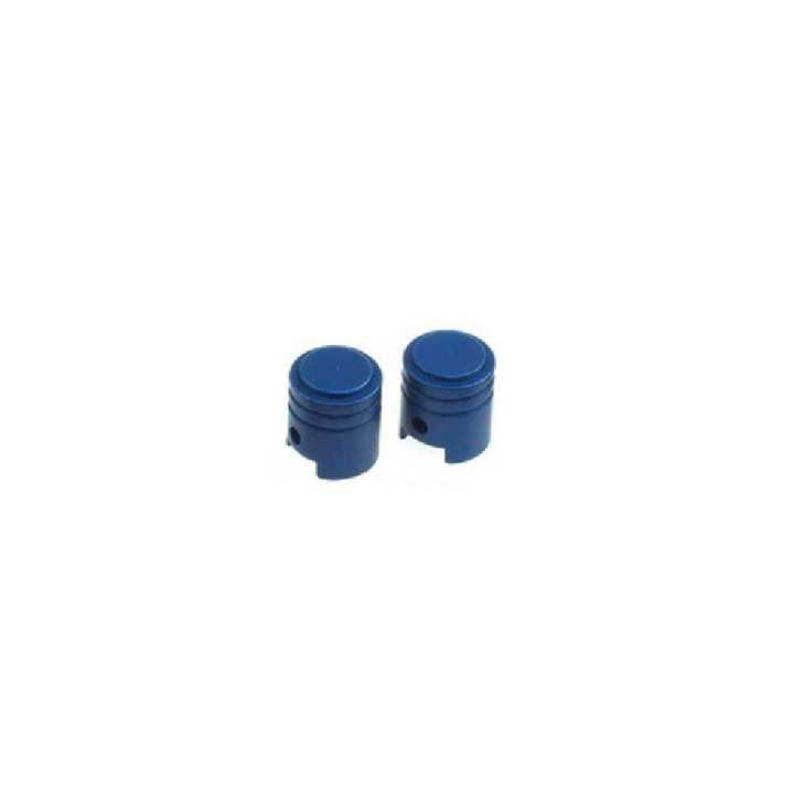 Capuchons bouchons de valve RFX sport Piston bleu 2pcs