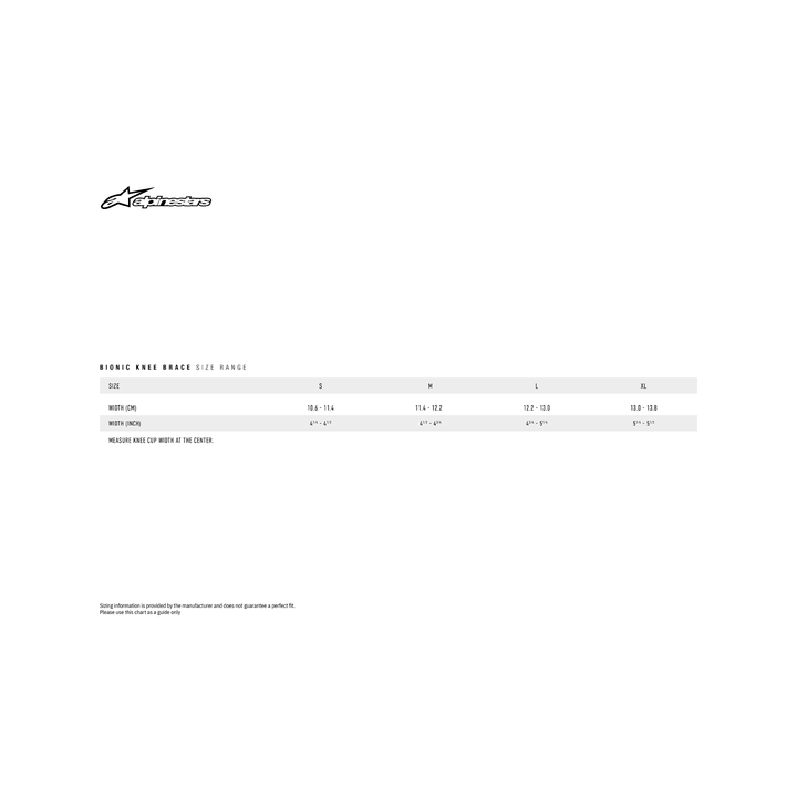 GENOUILLERES BIONIC FLEX ALPINESTARS