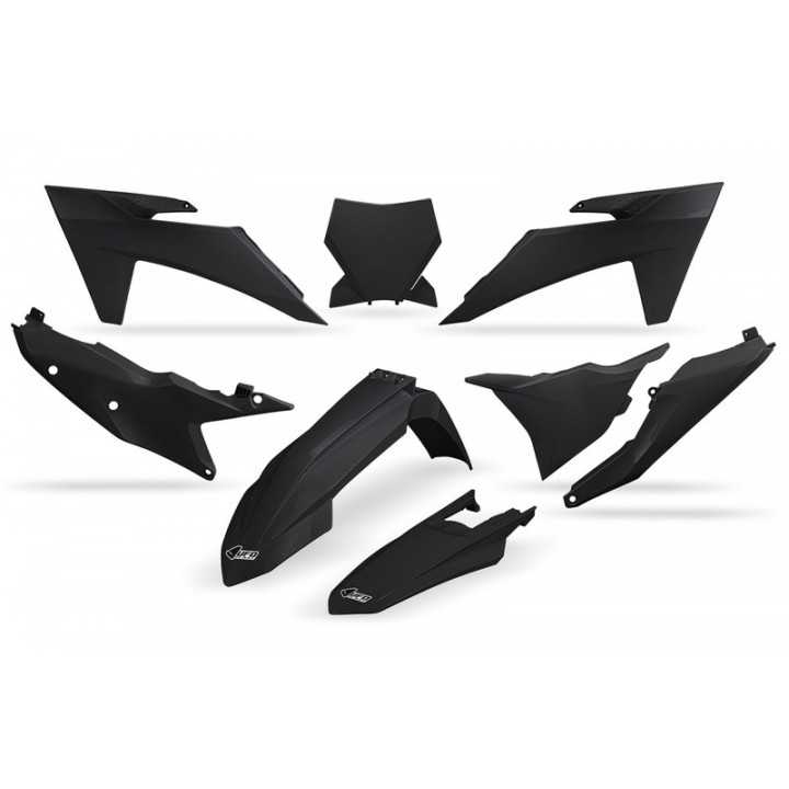 KIT PLASTIQUES CARENAGE UFO NOIR KTM SX 125 250 SXF 250 350 450 2023-24