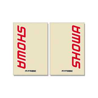 Stickers de fourche BLACKBIRD Showa translucide